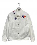 Dior×KENNY SCHARFディオール×ケニー・シャーフ）の古着「デニムオーバーシャツ」｜ホワイト