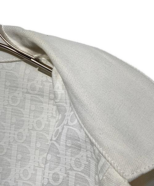 Dior（ディオール）DIOR (ディオール) Kenny Scharf (ケニー・シャーフ) デニムオーバーシャツ ホワイト サイズ:46の古着・服飾アイテム