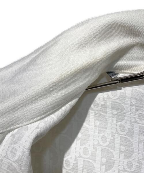 Dior（ディオール）DIOR (ディオール) Kenny Scharf (ケニー・シャーフ) デニムオーバーシャツ ホワイト サイズ:46の古着・服飾アイテム