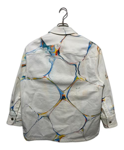 STELLA McCARTNEY（ステラマッカートニー）STELLA McCARTNEY (ステラマッカートニー) Denim Jacket White Marble Wash ホワイト サイズ:38の古着・服飾アイテム