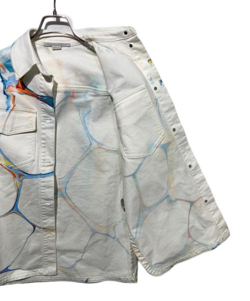 STELLA McCARTNEY（ステラマッカートニー）STELLA McCARTNEY (ステラマッカートニー) Denim Jacket White Marble Wash ホワイト サイズ:38の古着・服飾アイテム