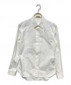 Dior×KENNY SCHARFディオール×ケニー・シャーフ）の古着「比翼ワッペンシャツ」｜ホワイト