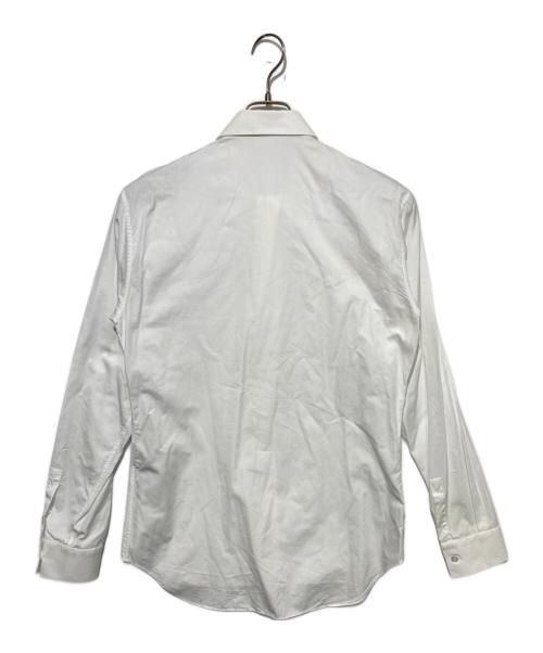 Dior（ディオール）DIOR (ディオール) KENNY SCHARF (ケニー・シャーフ) 比翼ワッペンシャツ ホワイト サイズ:39の古着・服飾アイテム