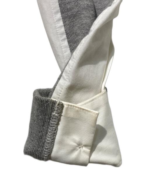 sacai（サカイ）sacai (サカイ) ドッキングスウェット グレー×ホワイト サイズ:3の古着・服飾アイテム