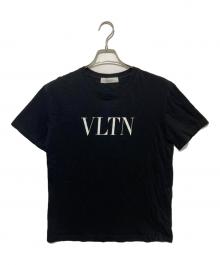 VALENTINO（ヴァレンティノ）の古着「ロゴプリントTシャツ」｜ブラック