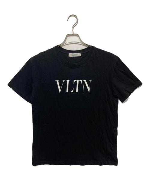 VALENTINO（ヴァレンティノ）VALENTINO (ヴァレンティノ) ロゴプリントTシャツ ブラック サイズ:Ｓの古着・服飾アイテム