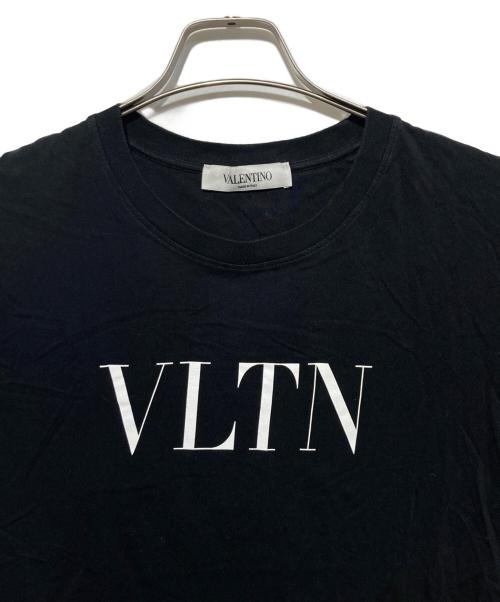 VALENTINO（ヴァレンティノ）VALENTINO (ヴァレンティノ) ロゴプリントTシャツ ブラック サイズ:Ｓの古着・服飾アイテム