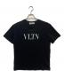 VALENTINO（ヴァレンティノ）の古着「ロゴプリントTシャツ」｜ブラック