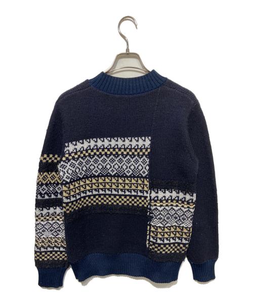 3.1 phillip lim（スリーワンフィリップリム）3.1 phillip lim (スリーワンフィリップリム) ニット ネイビー サイズ:Mの古着・服飾アイテム