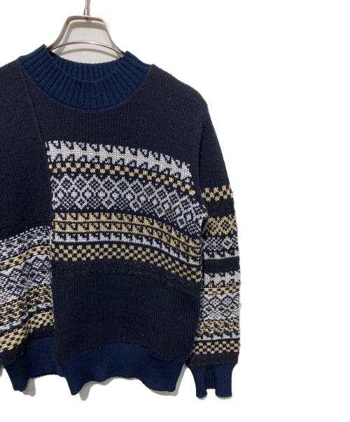 3.1 phillip lim（スリーワンフィリップリム）3.1 phillip lim (スリーワンフィリップリム) ニット ネイビー サイズ:Mの古着・服飾アイテム