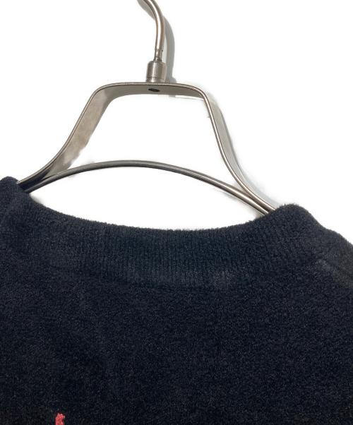GIVENCHY（ジバンシィ）GIVENCHY (ジバンシィ) 総柄ニット ブラック×レッド サイズ:XSの古着・服飾アイテム