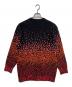 GIVENCHY (ジバンシィ) 総柄ニット ブラック×レッド サイズ:XS：26000円