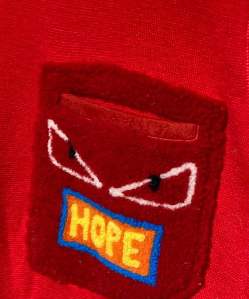 FENDI（フェンディ）FENDI (フェンディ) バッグバグズ モンスター ワッペンニット レッド サイズ:46の古着・服飾アイテム