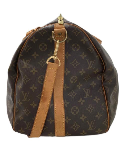 LOUIS VUITTON（ルイ ヴィトン）LOUIS VUITTON (ルイ ヴィトン) キーポル・バンドリエール55 ボストンバッグ ブラウンの古着・服飾アイテム