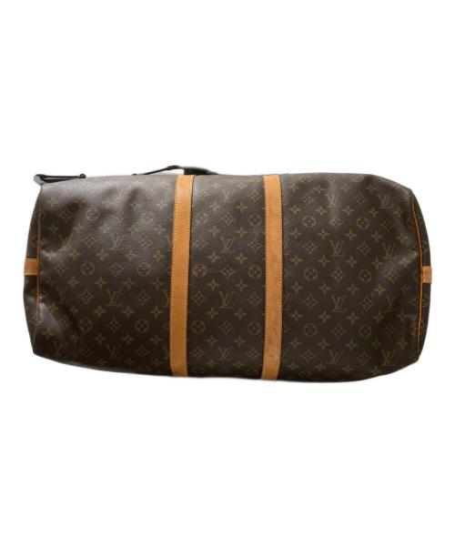 LOUIS VUITTON（ルイ ヴィトン）LOUIS VUITTON (ルイ ヴィトン) キーポル・バンドリエール55 ボストンバッグ ブラウンの古着・服飾アイテム