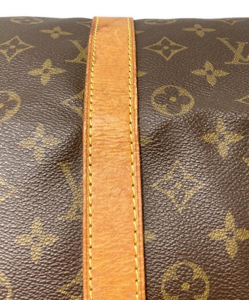 LOUIS VUITTON（ルイ ヴィトン）LOUIS VUITTON (ルイ ヴィトン) キーポル・バンドリエール55 ボストンバッグ ブラウンの古着・服飾アイテム