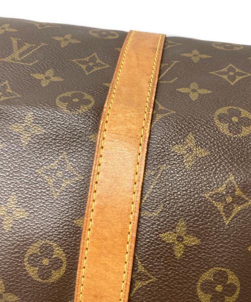 LOUIS VUITTON（ルイ ヴィトン）LOUIS VUITTON (ルイ ヴィトン) キーポル・バンドリエール55 ボストンバッグ ブラウンの古着・服飾アイテム