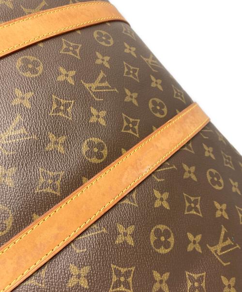 LOUIS VUITTON（ルイ ヴィトン）LOUIS VUITTON (ルイ ヴィトン) キーポル・バンドリエール55 ボストンバッグ ブラウンの古着・服飾アイテム