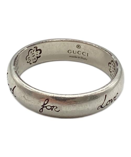 GUCCI（グッチ）GUCCI (グッチ) ブラインドフォーラブリング シルバー サイズ:20（18号相当）の古着・服飾アイテム