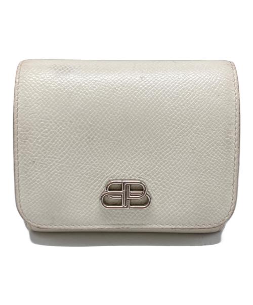 BALENCIAGA（バレンシアガ）BALENCIAGA (バレンシアガ) BBメタルロゴ 二つ折り財布の古着・服飾アイテム
