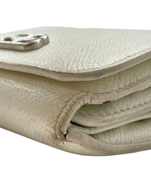 BALENCIAGA（バレンシアガ）BALENCIAGA (バレンシアガ) BBメタルロゴ 二つ折り財布の古着・服飾アイテム