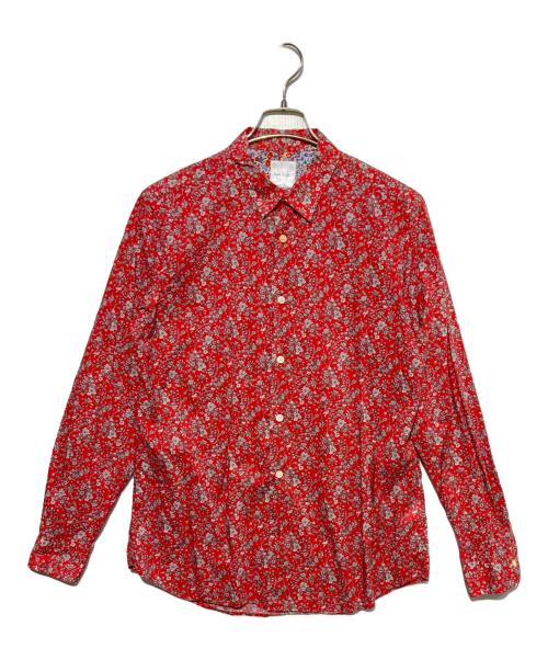 PAUL SMITH（ポールスミス）Paul Smith (ポールスミス) リバティ柄シャツ レッド サイズ:Lの古着・服飾アイテム