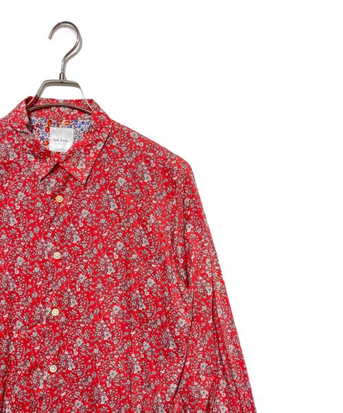 PAUL SMITH（ポールスミス）Paul Smith (ポールスミス) リバティ柄シャツ レッド サイズ:Lの古着・服飾アイテム