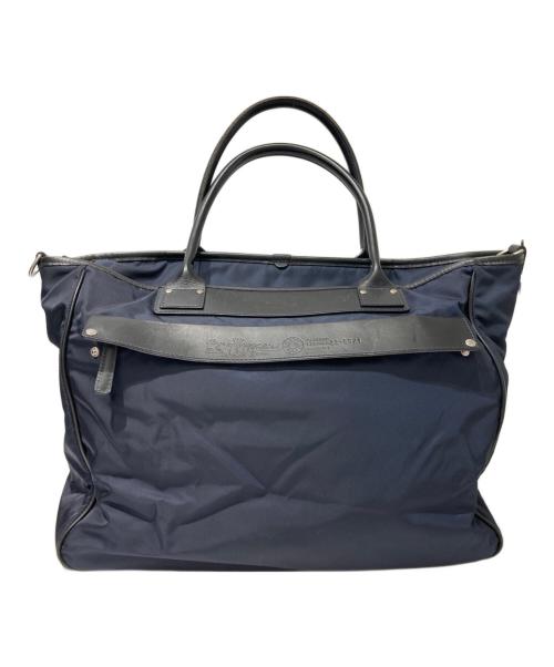 Felisi（フェリージ）Felisi (フェリージ) レザー切替トートバッグ ネイビーの古着・服飾アイテム