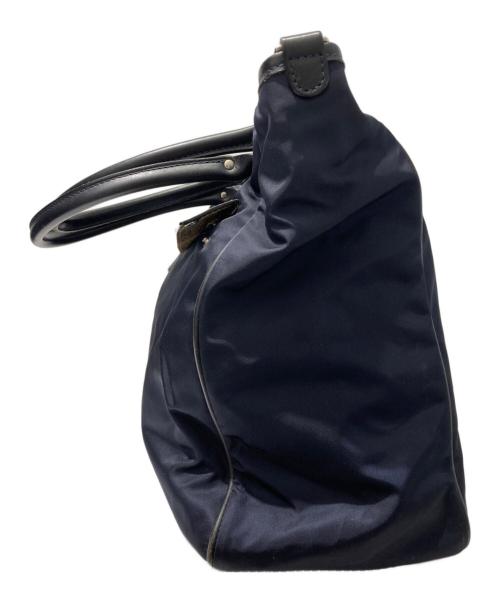 Felisi（フェリージ）Felisi (フェリージ) レザー切替トートバッグ ネイビーの古着・服飾アイテム