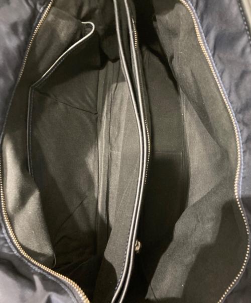 Felisi（フェリージ）Felisi (フェリージ) レザー切替トートバッグ ネイビーの古着・服飾アイテム