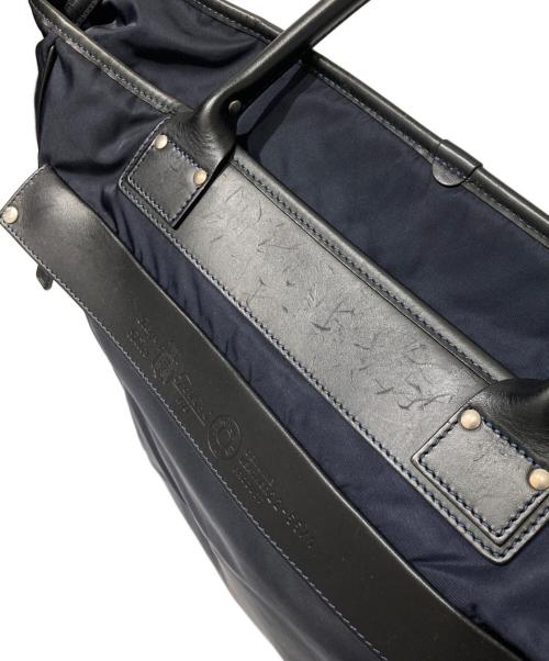 Felisi（フェリージ）Felisi (フェリージ) レザー切替トートバッグ ネイビーの古着・服飾アイテム