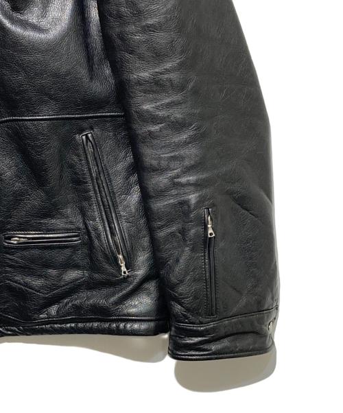 SOPHNET.（ソフネット）SOPHNET. (ソフネット) レザージャケット ブラック サイズ:Lの古着・服飾アイテム