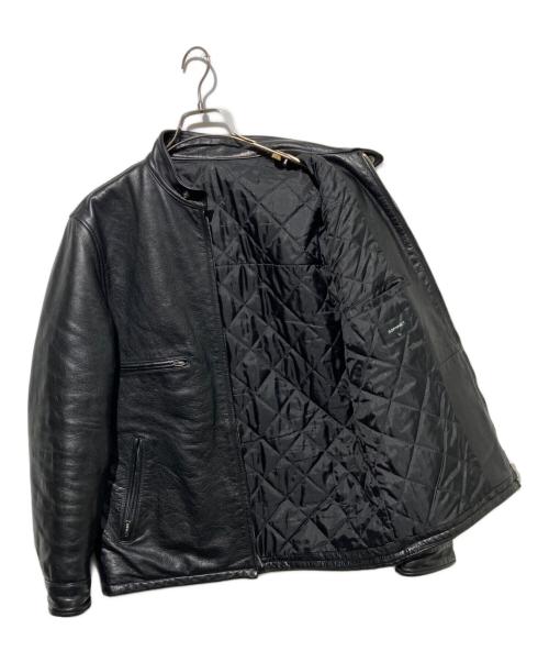 SOPHNET.（ソフネット）SOPHNET. (ソフネット) レザージャケット ブラック サイズ:Lの古着・服飾アイテム