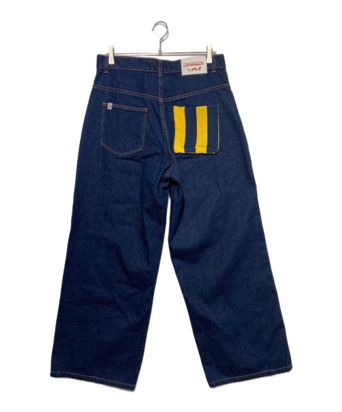 CHARLES JEFFREY LOVERBOY（チャールズ ジェフリー ラバーボーイ）CHARLES JEFFREY LOVERBOY (チャールズ ジェフリー ラバーボーイ) ワイドデニムパンツ インディゴ サイズ:30の古着・服飾アイテム