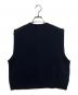 YENN (イエン) DOUBLE FACE KNIT VEST ブラック サイズ:Free：8000円