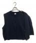 中古・古着 YENN (イエン) DOUBLE FACE KNIT VEST ブラック サイズ:Free：8000円