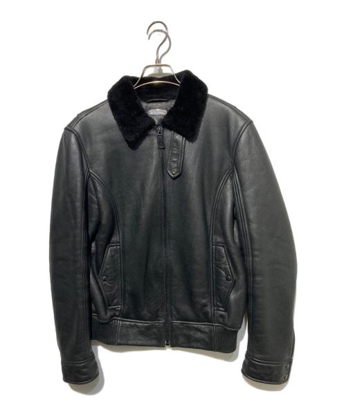 barnabehardy（バルナベハーディー）barnabehardy (バルナベハーディー) ムートンジャケット ブラック サイズ:44の古着・服飾アイテム