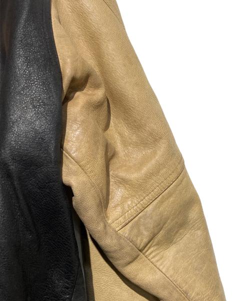 AVIREX（アヴィレックス）AVIREX (アヴィレックス) レザースタジャン ブラウン サイズ:Mの古着・服飾アイテム