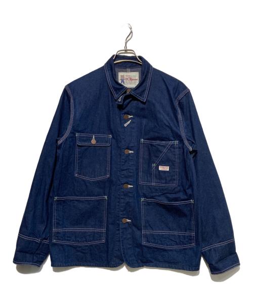 TCB jeans（ティーシービー ジーンズ）TCB JEANS (ティーシービー ジーンズ) デニムカバーオール インディゴ サイズ:38の古着・服飾アイテム