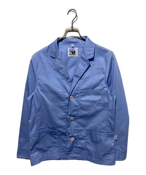 Yarmo（ヤーモ）Yarmo (ヤーモ) テーラードジャケット ブルー サイズ:40の古着・服飾アイテム