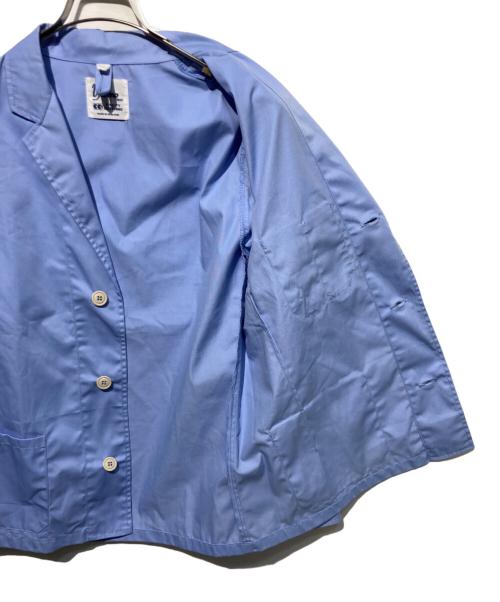 Yarmo（ヤーモ）Yarmo (ヤーモ) テーラードジャケット ブルー サイズ:40の古着・服飾アイテム