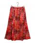 HERALBONY（ヘラルボニー）の古着「サテンスカート「こもれび」」｜レッド