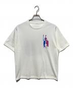 HERALBONYヘラルボニー）の古着「プリントTシャツ」｜ホワイト