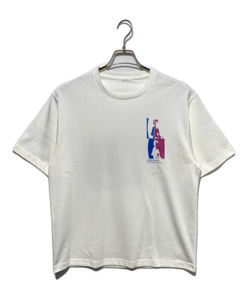 HERALBONY（ヘラルボニー）HERALBONY (ヘラルボニー) プリントTシャツ ホワイト サイズ:Ｍの古着・服飾アイテム