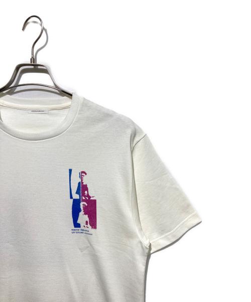 HERALBONY（ヘラルボニー）HERALBONY (ヘラルボニー) プリントTシャツ ホワイト サイズ:Ｍの古着・服飾アイテム