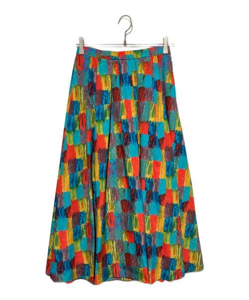 HERALBONY（ヘラルボニー）HERALBONY (ヘラルボニー) フレアスカート「カラー」 マルチカラー サイズ:Fの古着・服飾アイテム