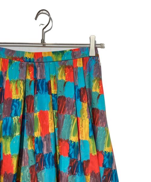 HERALBONY（ヘラルボニー）HERALBONY (ヘラルボニー) フレアスカート「カラー」 マルチカラー サイズ:Fの古着・服飾アイテム