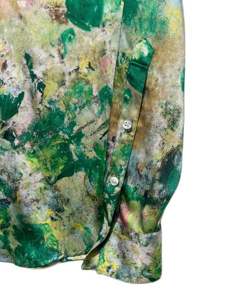 HERALBONY（ヘラルボニー）HERALBONY (ヘラルボニー) シャツブラウス「旅行」 グリーン サイズ:Fの古着・服飾アイテム