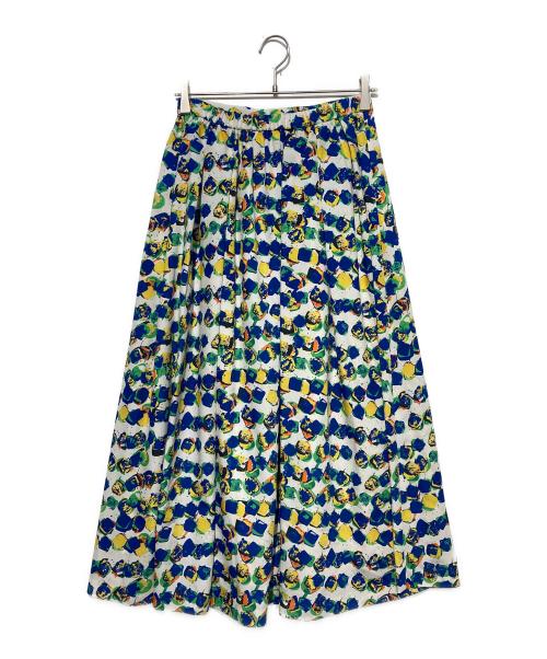 HERALBONY（ヘラルボニー）HERALBONY (ヘラルボニー) フレアスカート「タイトル不明」 マルチカラー サイズ:Mの古着・服飾アイテム