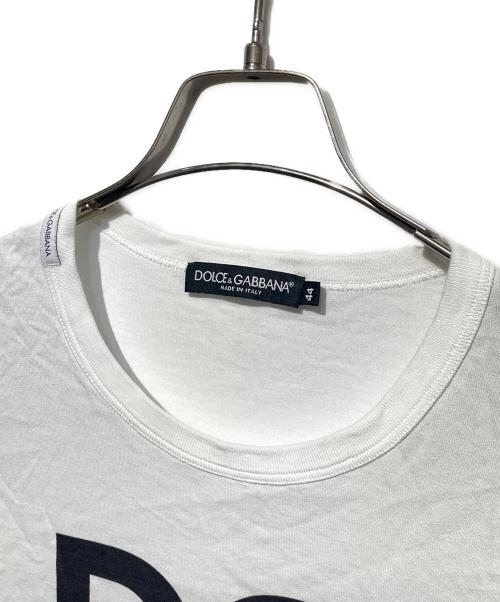DOLCE & GABBANA（ドルチェ＆ガッバーナ）DOLCE & GABBANA (ドルチェ＆ガッバーナ) プリントTシャツ ホワイト サイズ:44の古着・服飾アイテム
